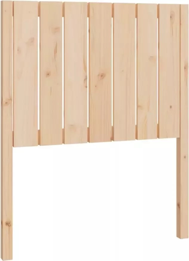 VIDAXL Hoofdbord 80 5x4x100 cm massief grenenhout - Foto 4