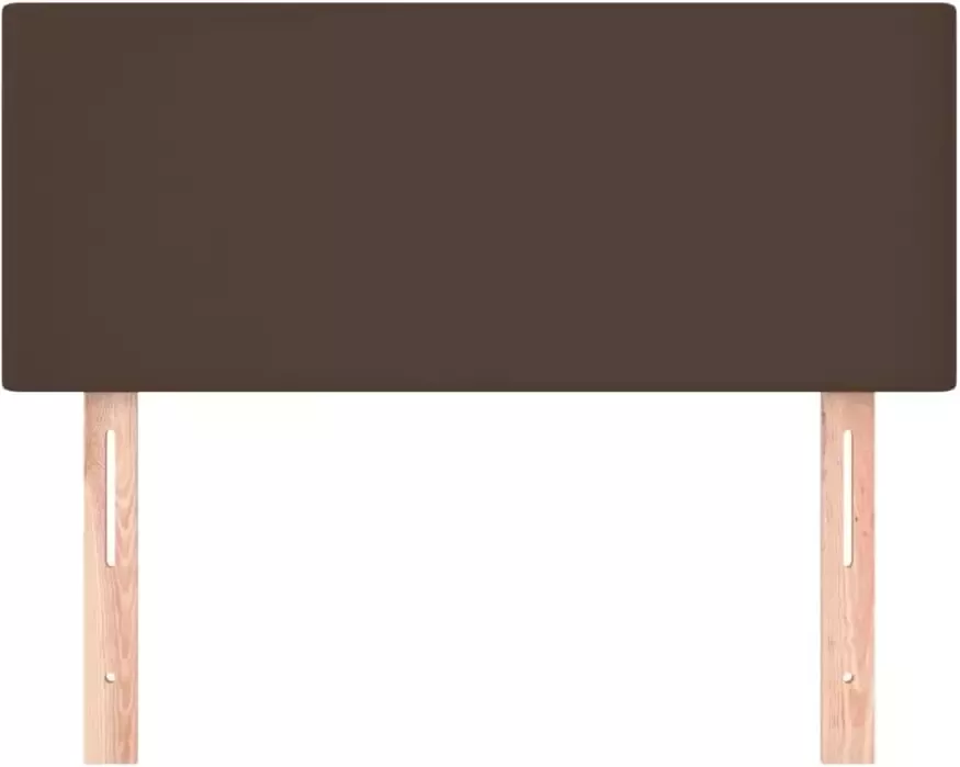 VIDAXL Hoofdbord 80x5x78 88 cm kunstleer bruin - Foto 3