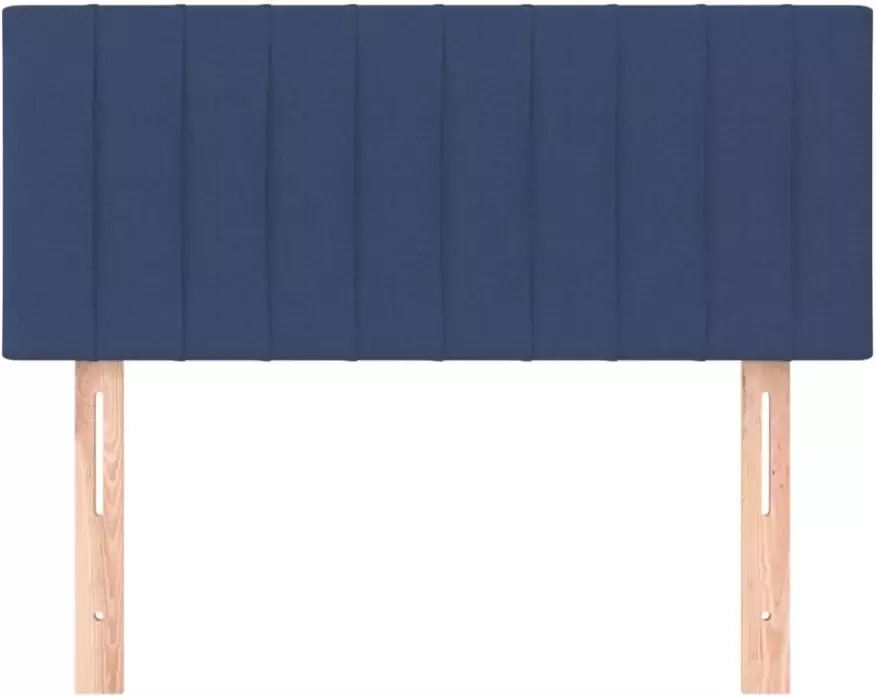 VIDAXL Hoofdbord 80x5x78 88 cm stof blauw - Foto 2