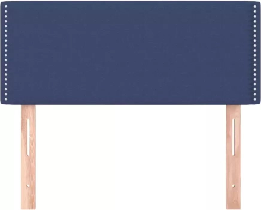 VIDAXL Hoofdbord 80x5x78 88 cm stof blauw - Foto 3