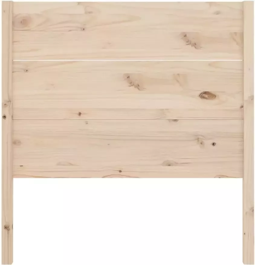 VIDAXL Hoofdbord 81x4x100 cm massief grenenhout - Foto 3