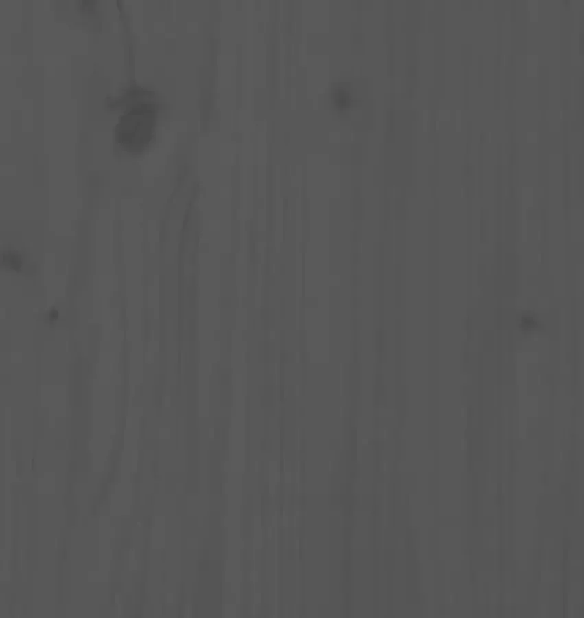 VIDAXL Hoofdbord 81x4x100 cm massief grenenhout grijs - Foto 6