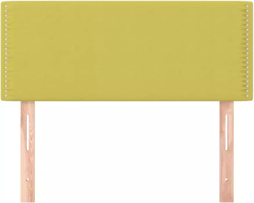 VidaXL Hoofdbord 90x5x78 88 cm stof groen - Foto 4
