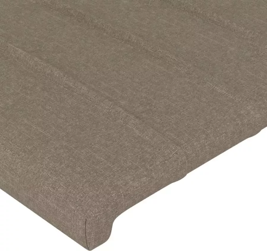 VIDAXL Hoofdbord 90x5x78 88 cm stof taupe - Foto 4