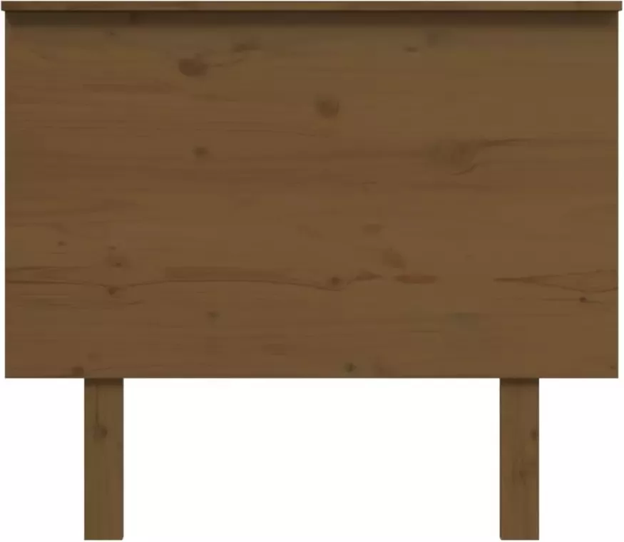 VIDAXL Hoofdbord 94x6x82 5 cm massief grenenhout honingbruin - Foto 2