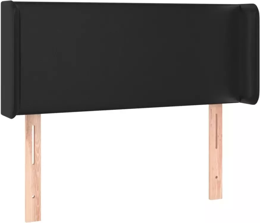 VidaXL Hoofdbord LED 103x16x78 88 cm kunstleer zwart - Foto 3