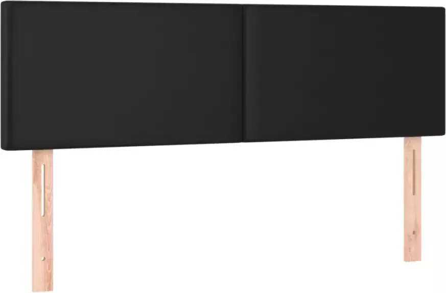 VIDAXL Hoofdbord LED 144x5x78 88 cm kunstleer zwart - Foto 3