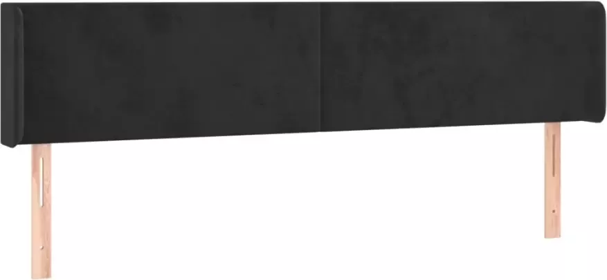 VidaXL Hoofdbord LED 163x16x78 88 cm fluweel zwart - Foto 7