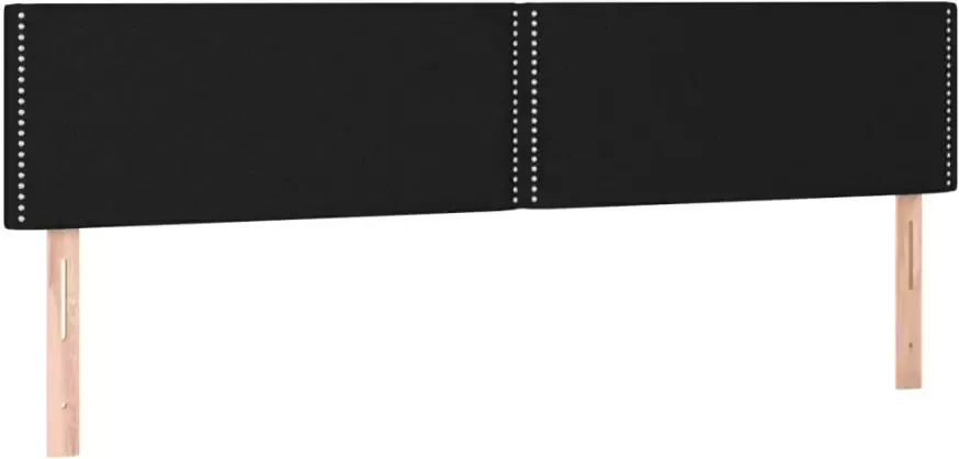 VIDAXL Hoofdbord LED 180x5x78 88 cm stof zwart - Foto 3