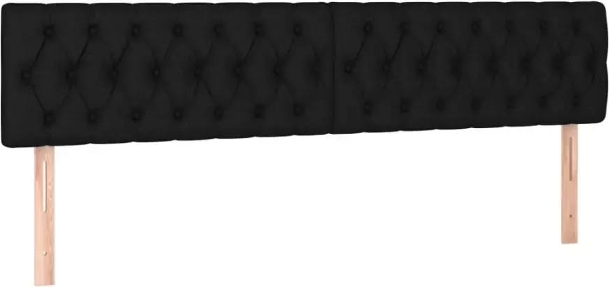 VIDAXL Hoofdbord LED 180x7x78 88 cm stof zwart - Foto 3