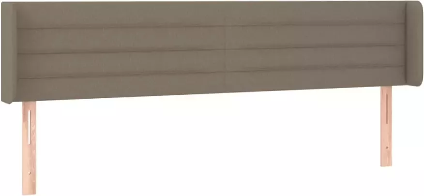 VIDAXL Hoofdbord LED 183x16x78 88 cm stof taupe - Foto 2