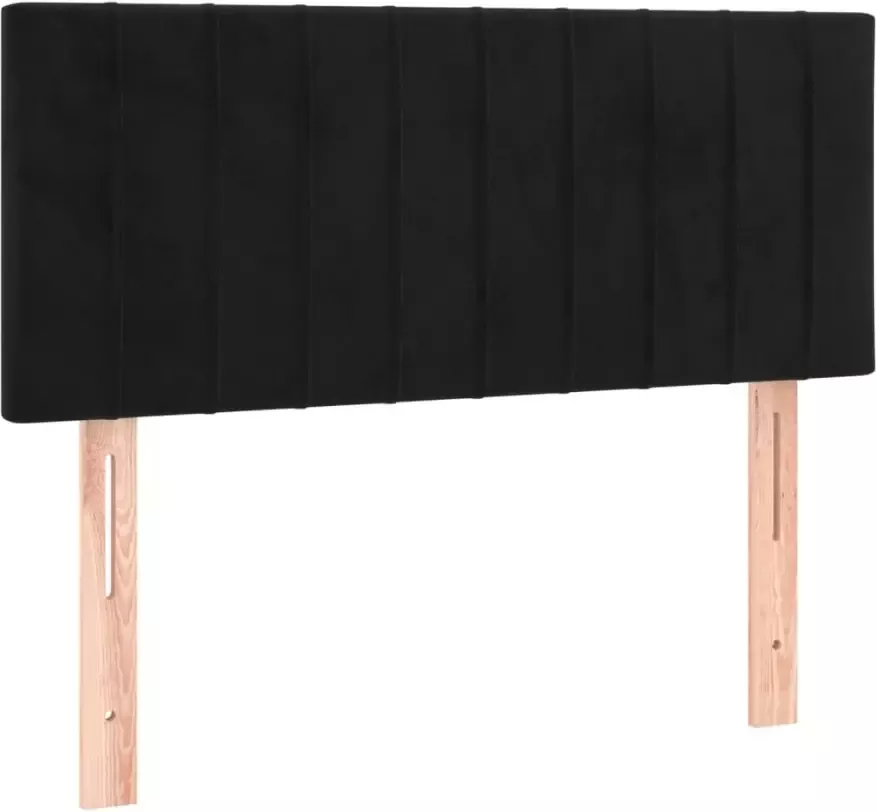 VidaXL Hoofdbord LED 80x5x78 88 cm fluweel zwart - Foto 3