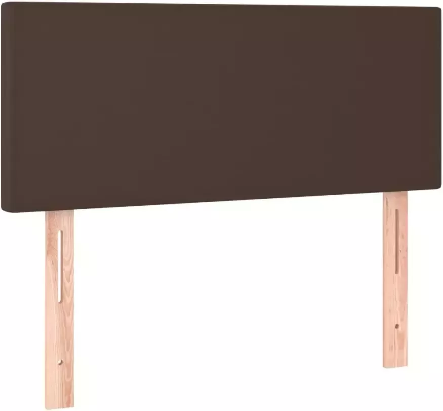 VIDAXL Hoofdbord LED 80x5x78 88 cm kunstleer bruin - Foto 3