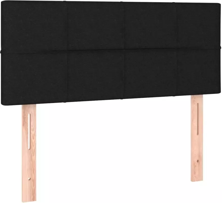 VidaXL Hoofdbord LED 80x5x78 88 cm stof zwart - Foto 4