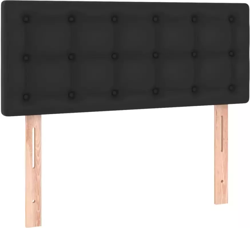 VIDAXL Hoofdbord LED 90x5x78 88 cm kunstleer zwart - Foto 3