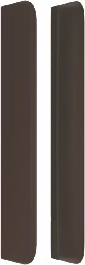 VIDAXL Hoofdbord met randen 103x16x118 128 cm kunstleer bruin - Foto 3