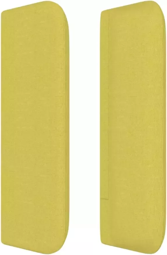 VidaXL Hoofdbord met randen 103x16x78 88 cm stof groen - Foto 5