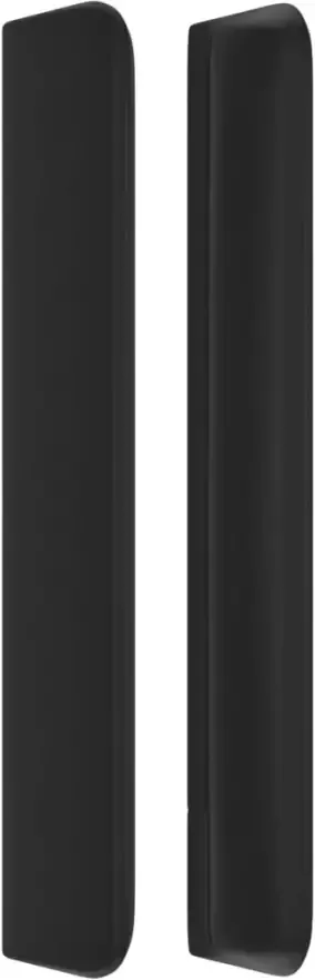 VidaXL Hoofdbord met randen 183x16x118 128 cm kunstleer zwart - Foto 3