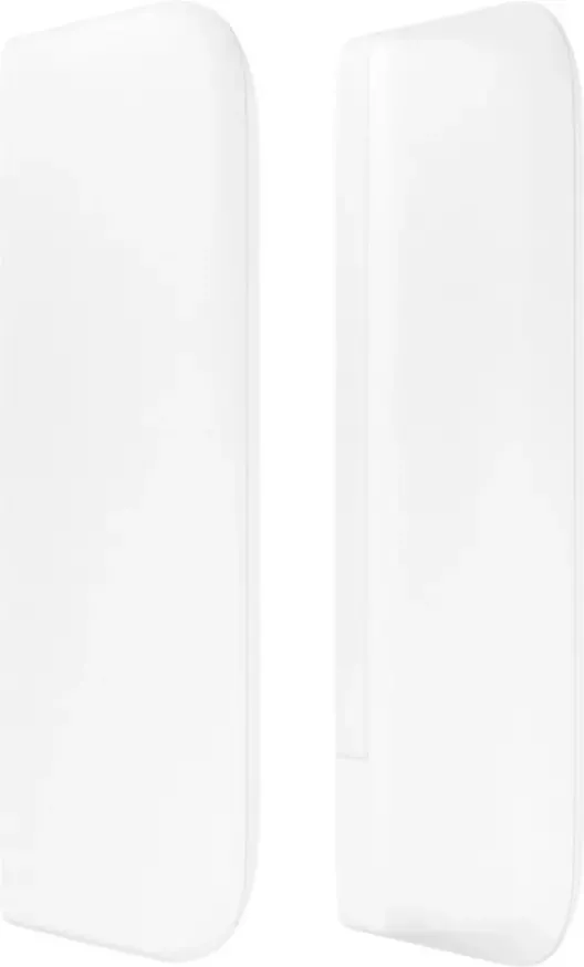 VIDAXL Hoofdbord met randen 183x16x78 88 cm kunstleer wit - Foto 2