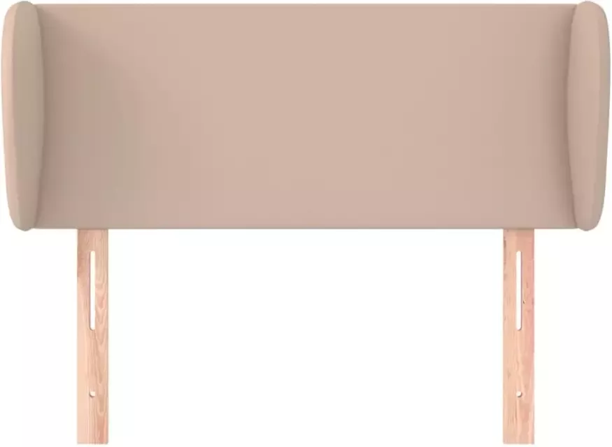 VidaXL Hoofdbord met randen 83x23x78 88 cm kunstleer cappuccinokleur - Foto 6