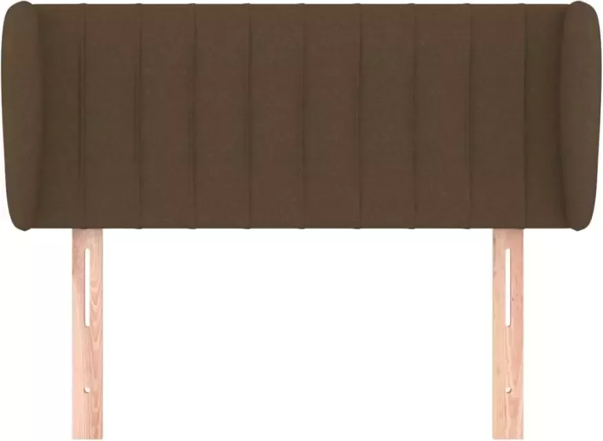 VidaXL Hoofdbord met randen 83x23x78 88 cm stof donkerbruin - Foto 7