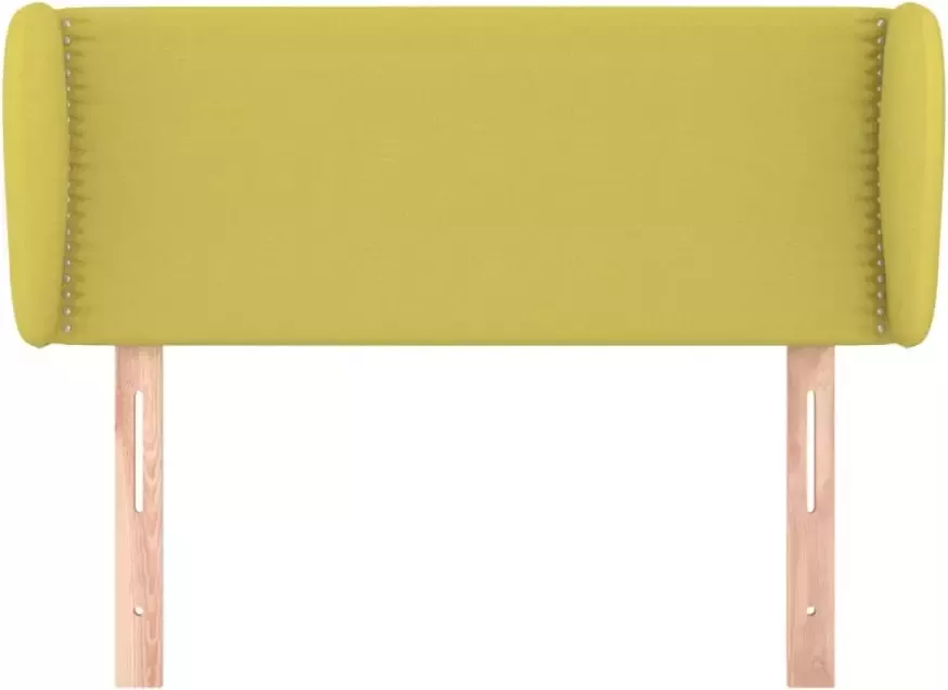 VidaXL Hoofdbord met randen 83x23x78 88 cm stof groen - Foto 4