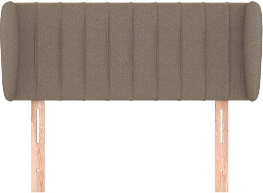 VIDAXL Hoofdbord met randen 83x23x78 88 cm stof taupe - Foto 5