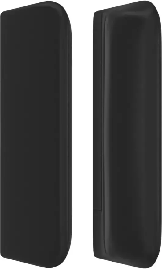 VIDAXL Hoofdbord met randen 93x16x78 88 cm kunstleer zwart - Foto 3