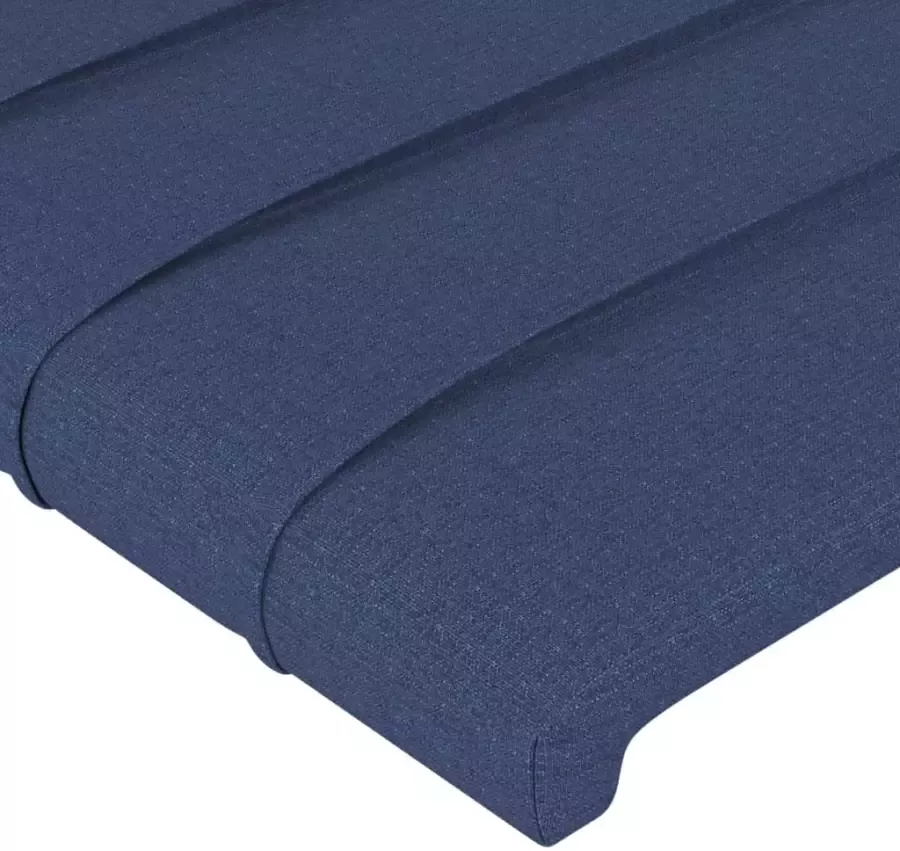 VIDAXL Hoofdborden 2 st 90x5x78 88 cm stof blauw - Foto 4