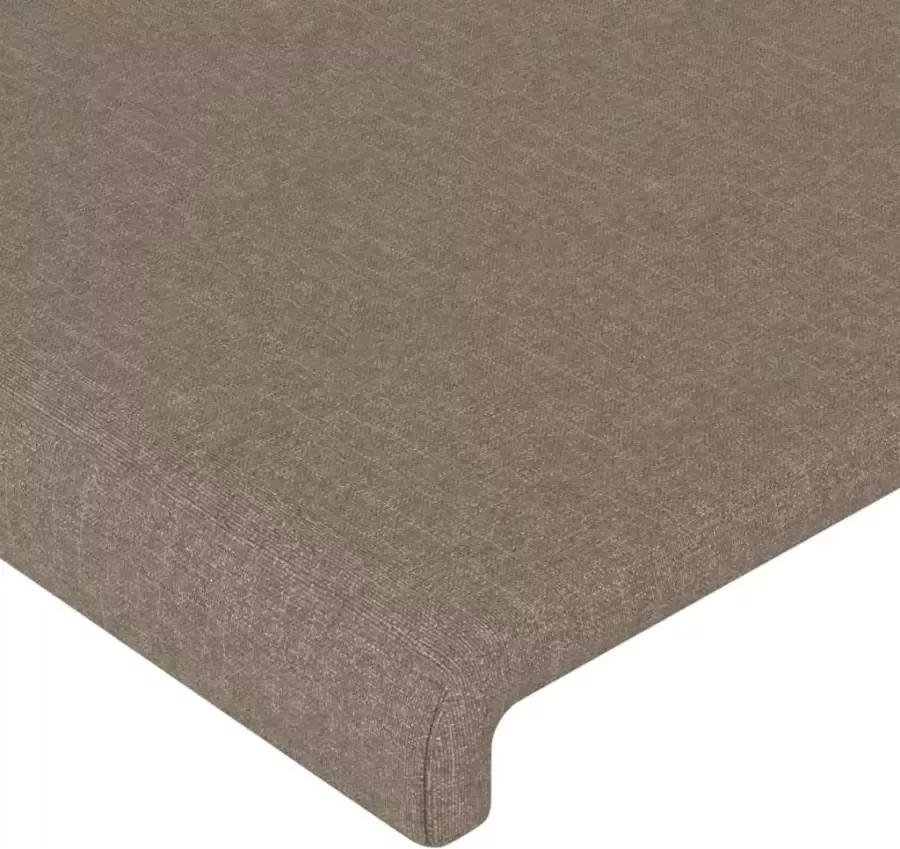 VidaXL Hoofdborden 4 st 72x5x78 88 cm stof taupe - Foto 3