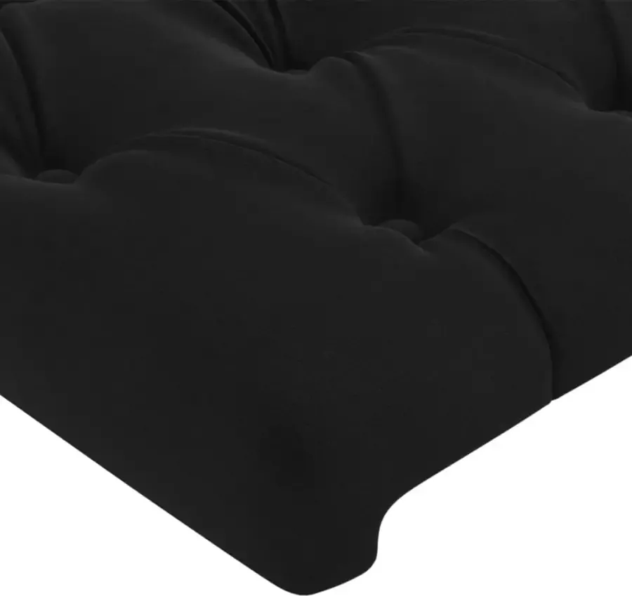 VidaXL Hoofdborden 4 st 80x7x78 88 cm fluweel zwart - Foto 3