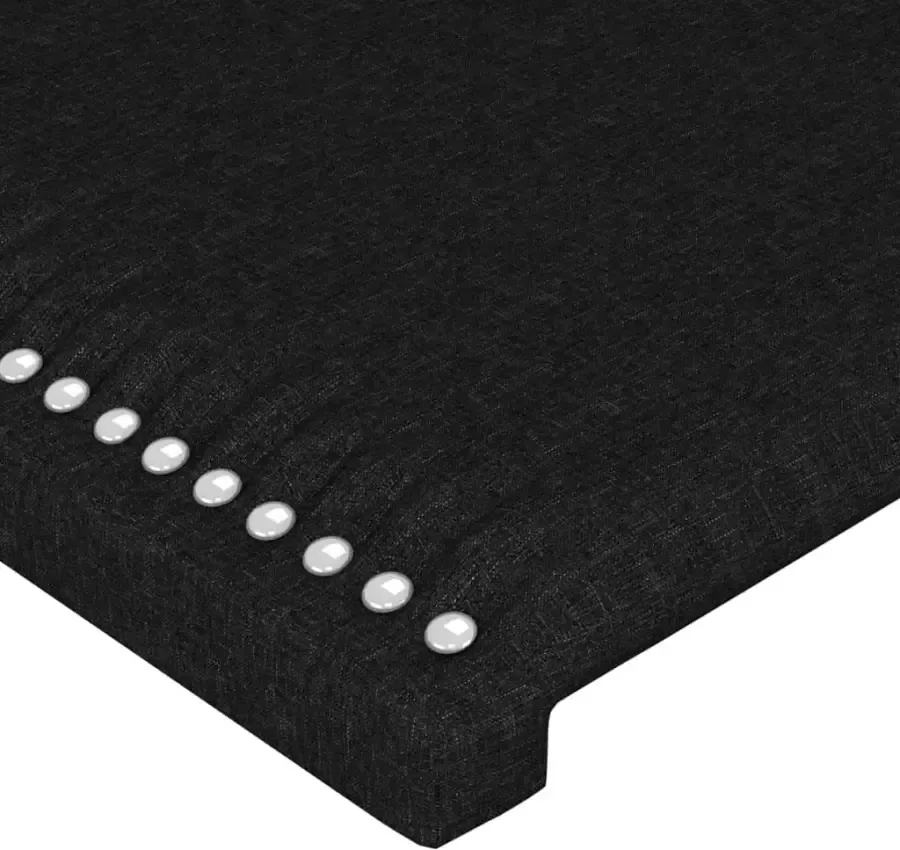 VIDAXL Hoofdborden 4 st 90x5x78 88 cm stof zwart - Foto 1