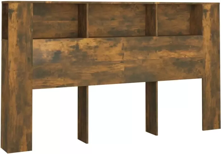 VidaXL Hoofdbordkast 180x18 5x104 5 cm gerookt eikenkleurig - Foto 2