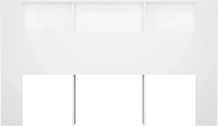 VidaXL Hoofdbordkast 180x18 5x104 5 cm wit - Foto 3
