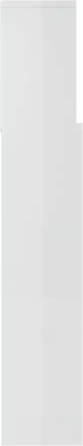 VIDAXL Hoofdbordkast 180x19x103 5 cm hoogglans wit - Foto 3