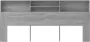 VidaXL Hoofdbordkast 220x19x103 5 cm grijs sonoma eikenkleurig - Thumbnail 3