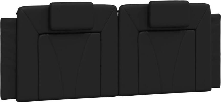 VIDAXL Hoofdbordkussen 120 cm kunstleer zwart - Foto 3