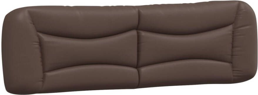 VIDAXL Hoofdbordkussen 180 cm kunstleer bruin - Foto 3