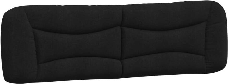 VIDAXL Hoofdbordkussen 180 cm stof zwart - Foto 3