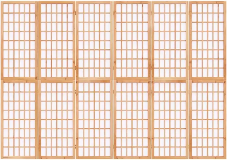 VidaXL -Kamerscherm-inklapbaar-6-panelen-Japanse-stijl-240x170-cm
