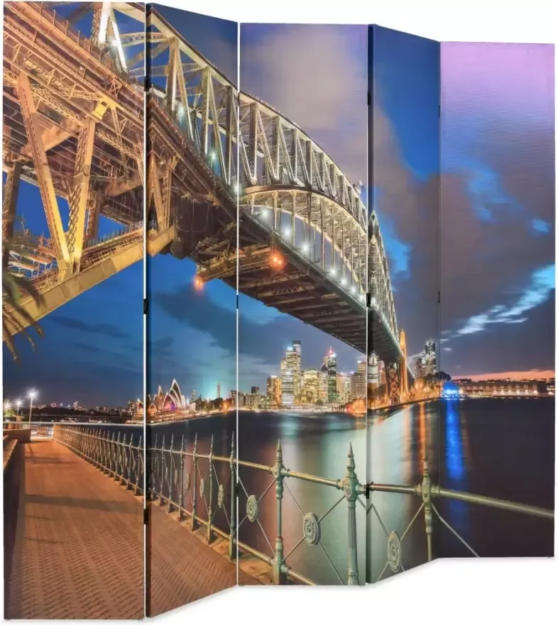 VIDAXL Kamerscherm inklapbaar Sydney Harbour Bridge 200x170 cm