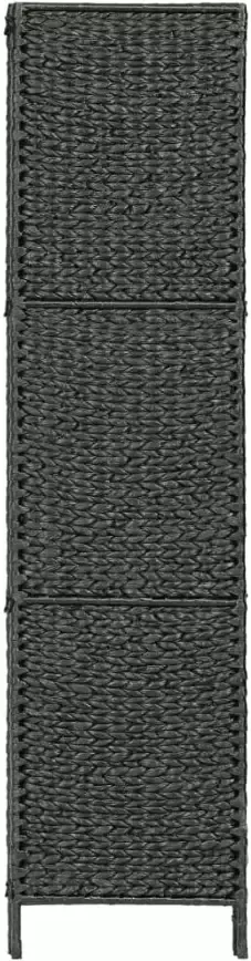 VidaXL -Kamerscherm-met-3-panelen-116x160-cm-waterhyacint-zwart - Foto 3