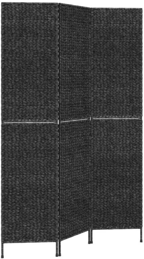 VidaXL -Kamerscherm-met-3-panelen-122x180-cm-waterhyacint-zwart - Foto 3