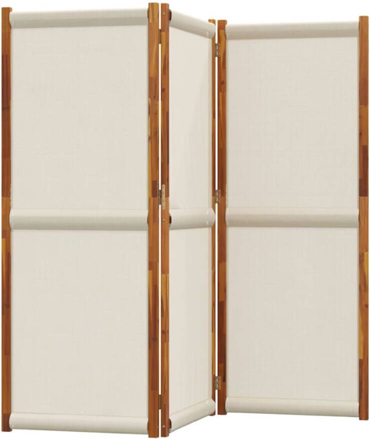 VidaXL -Kamerscherm-met-3-panelen-210x180-cm-lichtgrijs