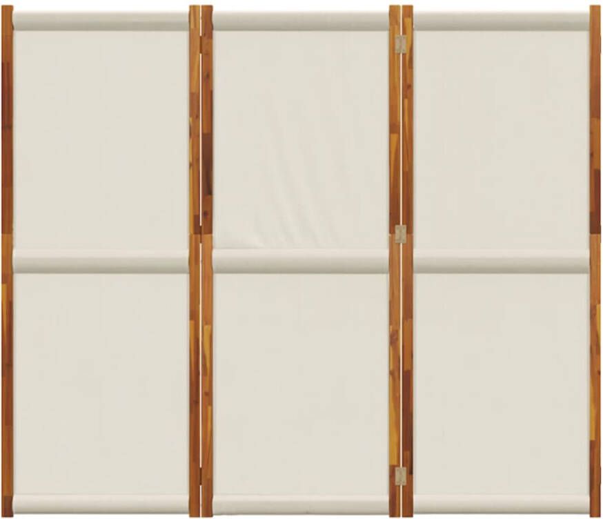 VidaXL -Kamerscherm-met-3-panelen-210x180-cm-lichtgrijs - Foto 4
