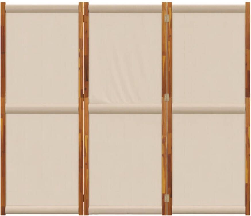VidaXL -Kamerscherm-met-3-panelen-210x180-cm-taupe - Foto 4