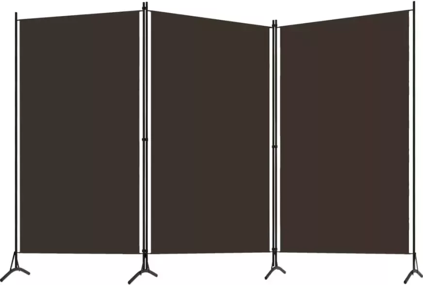 VidaXL -Kamerscherm-met-3-panelen-260x180-cm-bruin - Foto 3