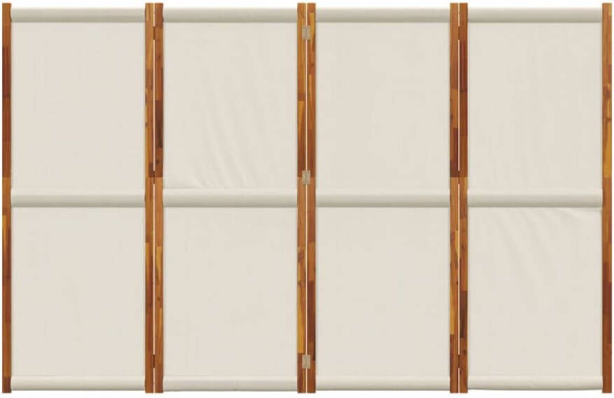 VidaXL -Kamerscherm-met-4-panelen-280x180-cm-lichtgrijs - Foto 4