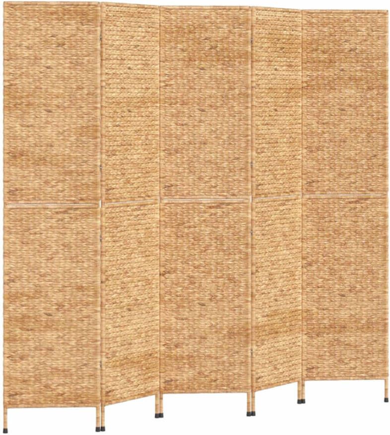 VidaXL -Kamerscherm-met-5-panelen-205x180-cm-waterhyacint - Foto 3
