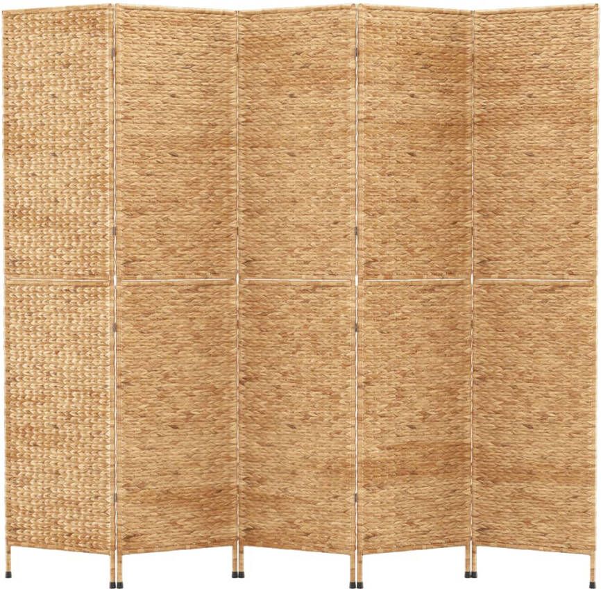 VidaXL -Kamerscherm-met-5-panelen-205x180-cm-waterhyacint - Foto 2